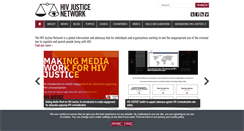 Desktop Screenshot of hivjustice.net